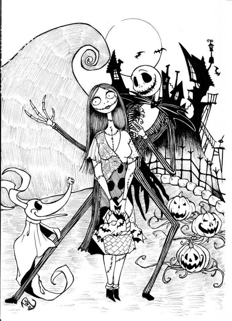 Best ideas about Nightmare Before Christmas Coloring Pages For Adults
. Save or Pin The Nightmare Before Christmas Coloring Pages Coloring Home Now.