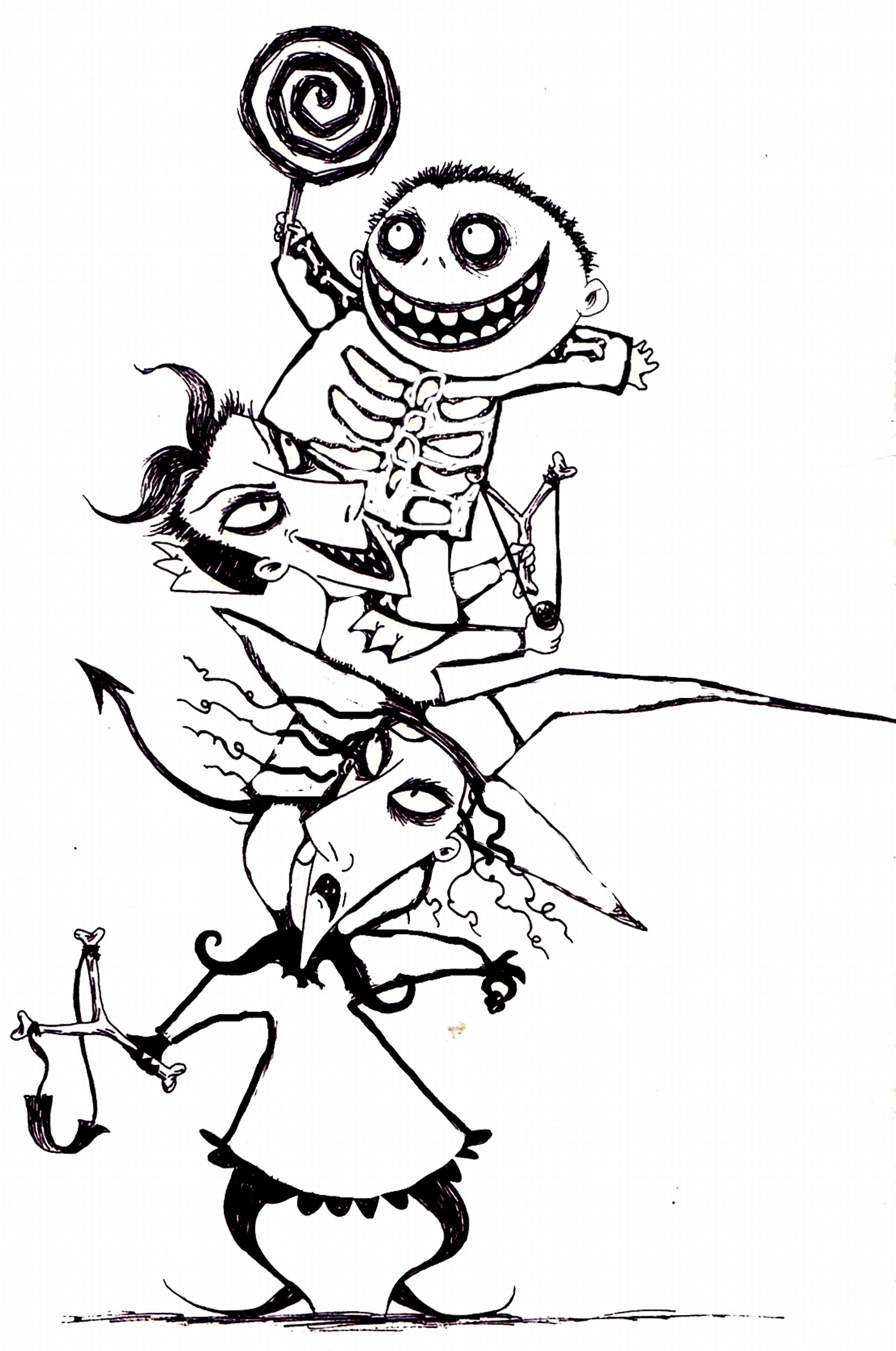 Best ideas about Nightmare Before Christmas Coloring Pages For Adults
. Save or Pin Free Printable Nightmare Before Christmas Coloring Pages Now.