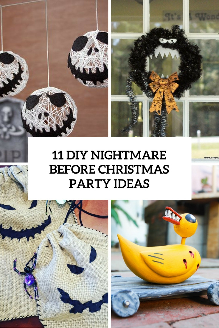 Best ideas about Nightmare Before Christmas Decorations DIY
. Save or Pin 11 DIY Nightmare Before Christmas Halloween Party Ideas Now.