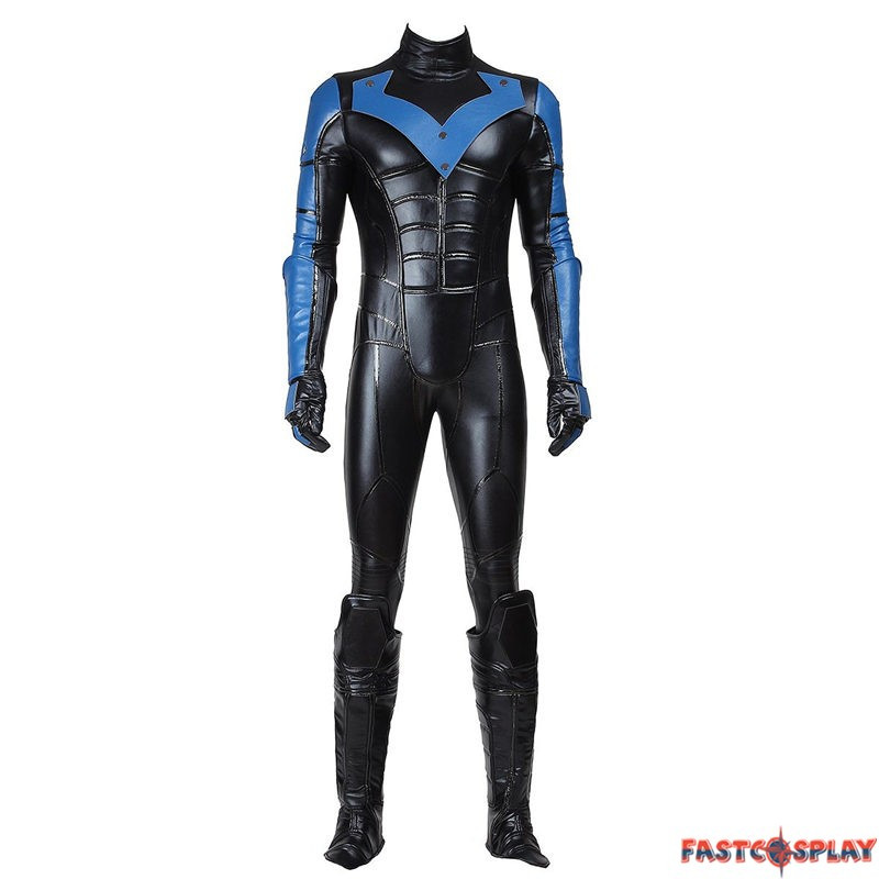 Best ideas about Nightwing Costume DIY
. Save or Pin Arkham City Nightwing Cosplay Costumes Outfit Now.