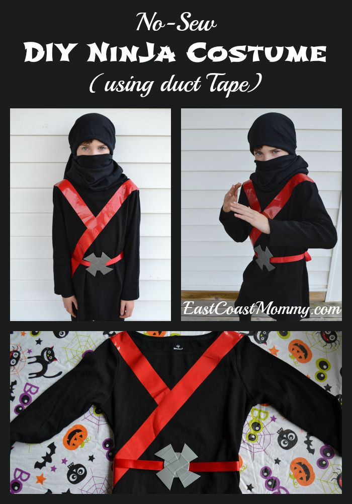 Best ideas about Ninja DIY Costume
. Save or Pin Easy Black Ninja Costume no sewing required Now.