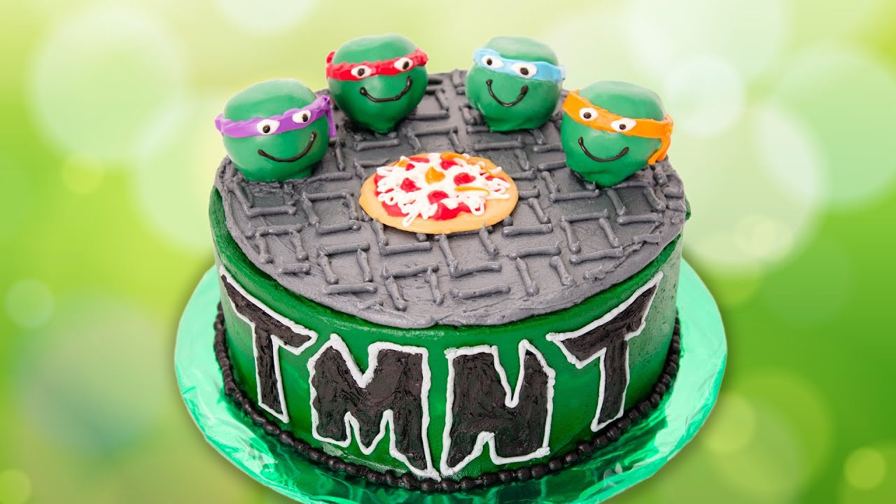 Best ideas about Ninja Turtle Birthday Cake
. Save or Pin Teenage Mutant Ninja Turtles Cake from Cookies Cupcakes Now.