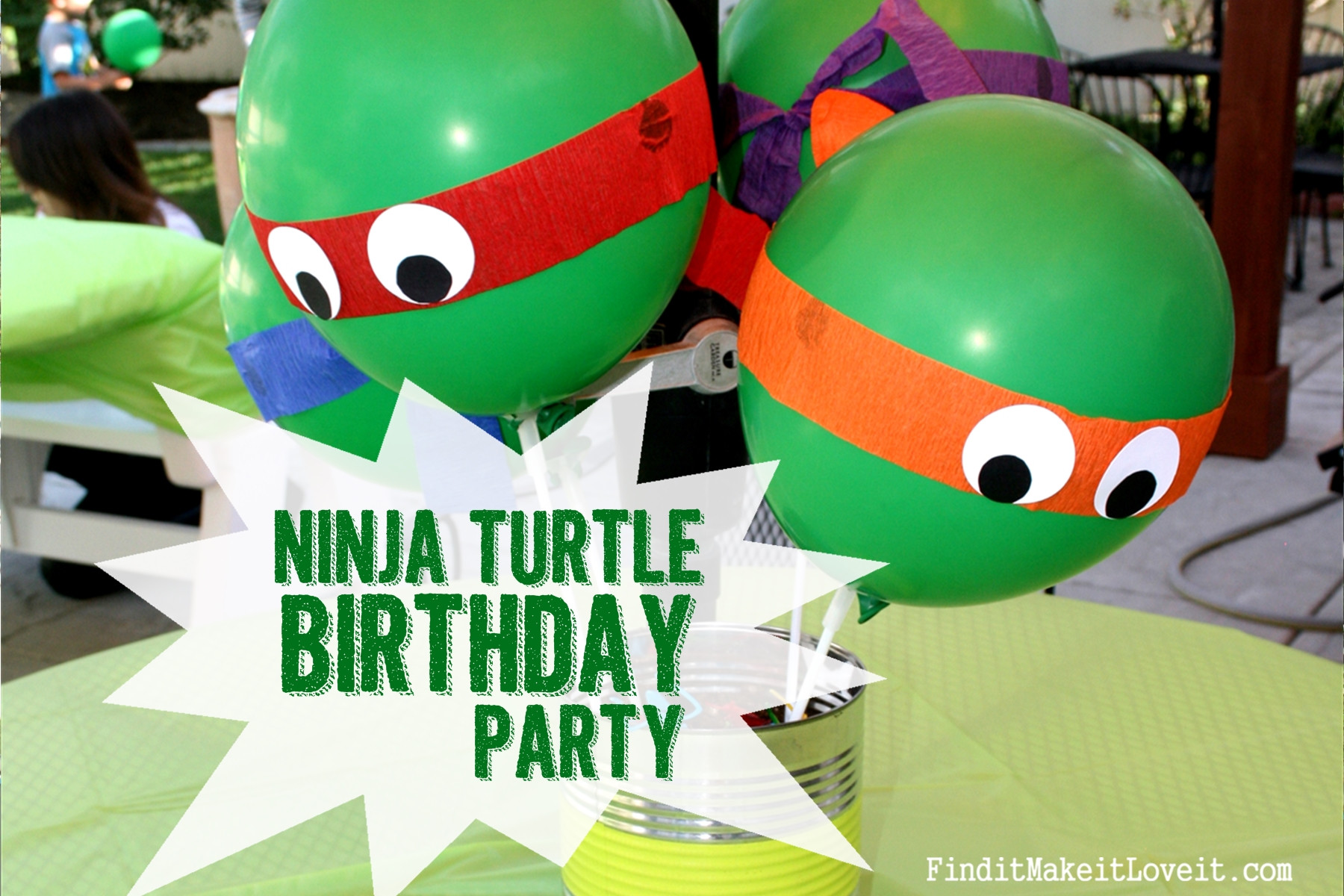 Best ideas about Ninja Turtle Birthday Decorations
. Save or Pin Teenage Mutant Ninja Turtle Birthday Party Now.