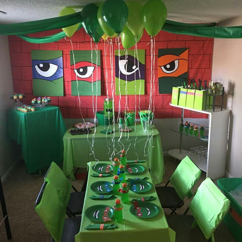 Best ideas about Ninja Turtle Birthday Decorations
. Save or Pin Ninja Turtle Party … Now.