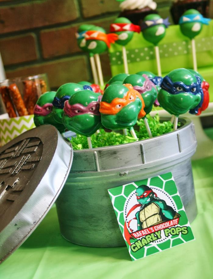 Best ideas about Ninja Turtle Birthday Decorations
. Save or Pin Kara s Party Ideas Teenage Mutant Ninja Turtles Party with Now.