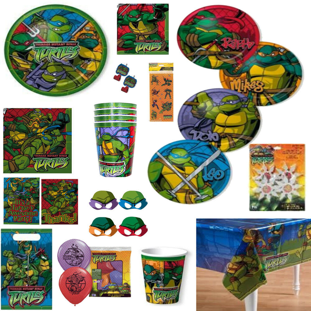 Best ideas about Ninja Turtle Birthday Decorations
. Save or Pin TEENAGE MUTANT NINJA TURTLES Birthday PARTY Supplies Now.