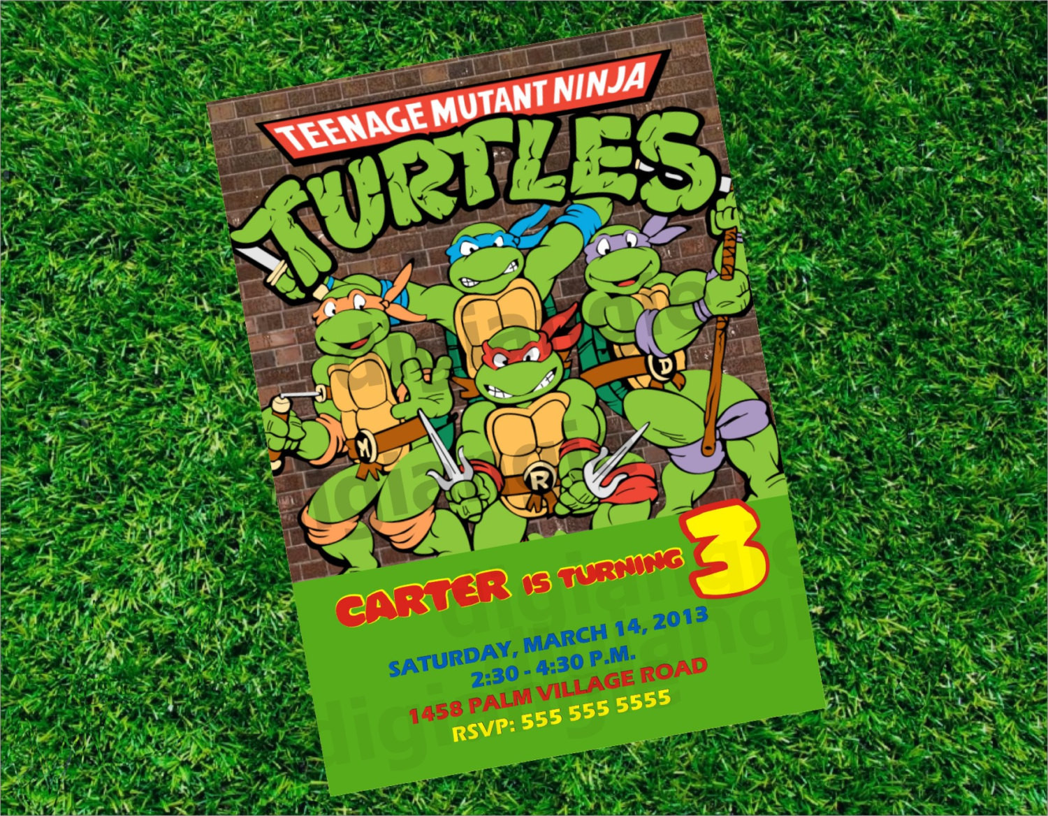 Best ideas about Ninja Turtle Birthday Invitations
. Save or Pin Teenage Mutant Ninja Turtles Birthday Invitations Ninja Now.