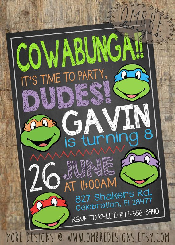 Best ideas about Ninja Turtle Birthday Invitations
. Save or Pin Best 25 Ninja turtle party ideas on Pinterest Now.