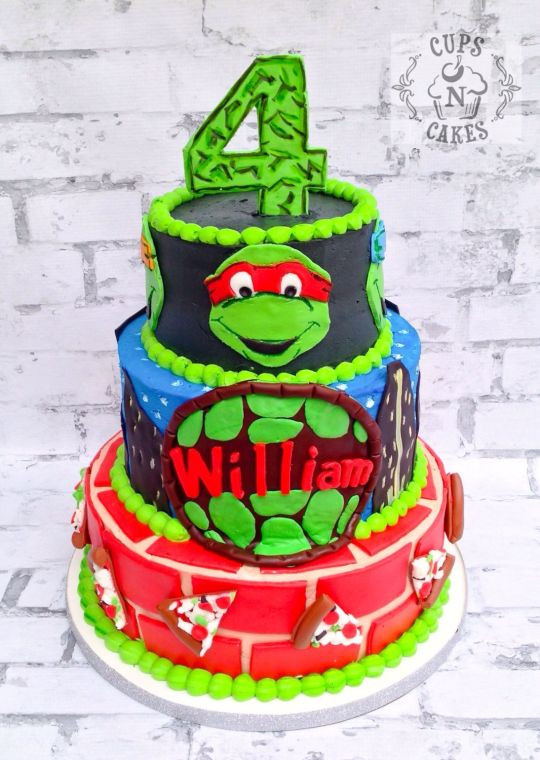 Best ideas about Ninja Turtles Birthday Cake
. Save or Pin Ninja turtles 4th birthday cake by Cups N Cakes CakesDecor Now.