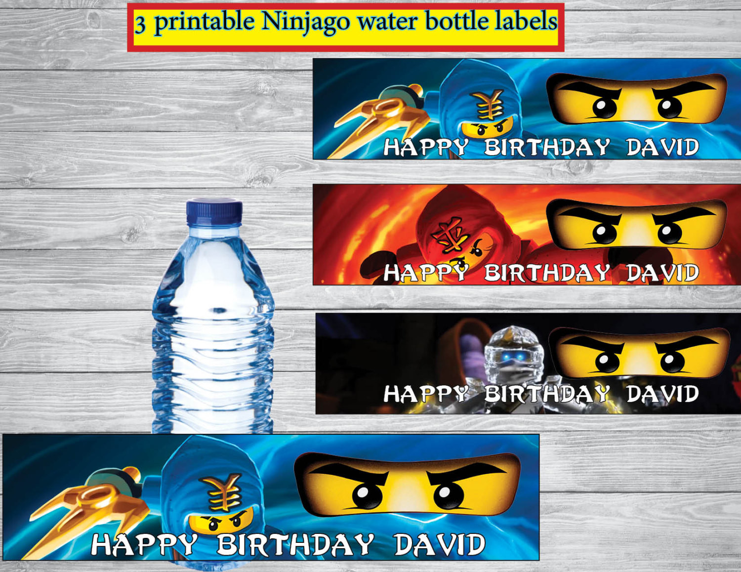 Best ideas about Ninjago Birthday Invitations
. Save or Pin Ninjago water bottle labelsNinjago Birthday invitation Now.