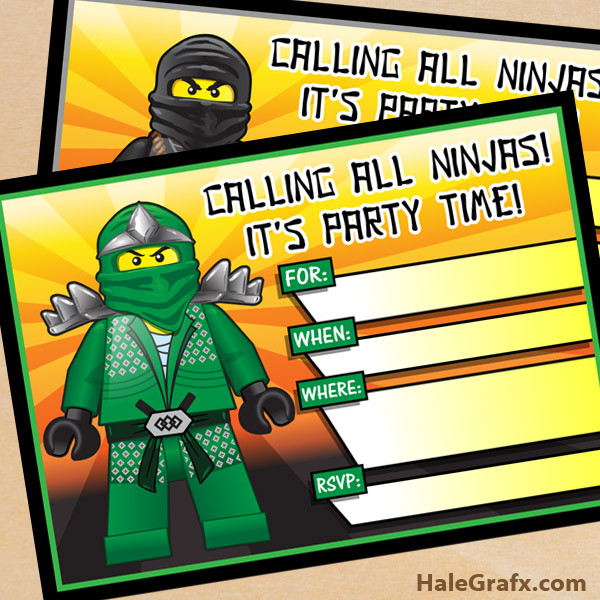 Best ideas about Ninjago Birthday Invitations
. Save or Pin FREE Printable LEGO Ninjago Birthday Invitation set Now.