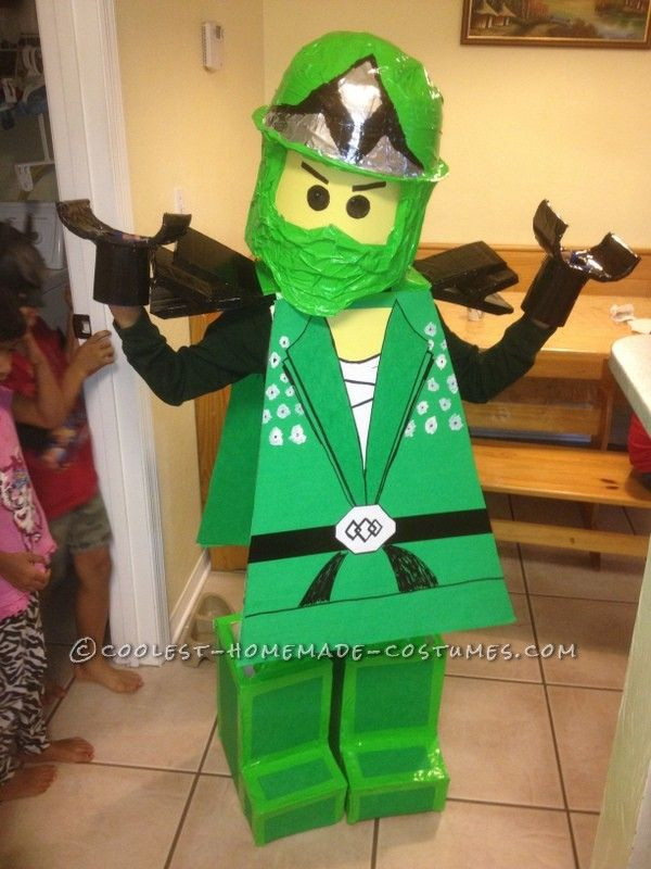 Best ideas about Ninjago Costume DIY
. Save or Pin Coolest Homemade Green Ninjago Halloween Costume for a Boy Now.