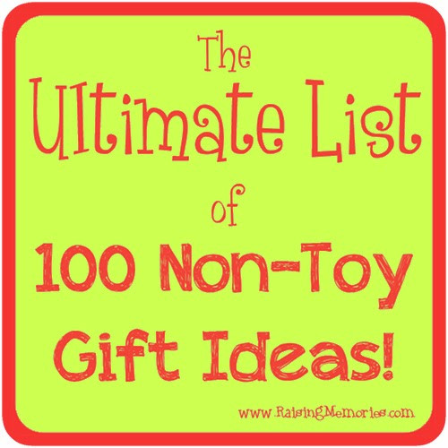 Best ideas about Non Toy Gift Ideas
. Save or Pin The Ultimate List of 100 Non Toy Gift Ideas Now.