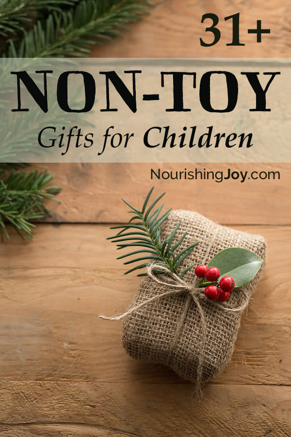 Best ideas about Non Toy Gift Ideas
. Save or Pin 31 Non Toy Gift Ideas for Children Nourishing Joy Now.