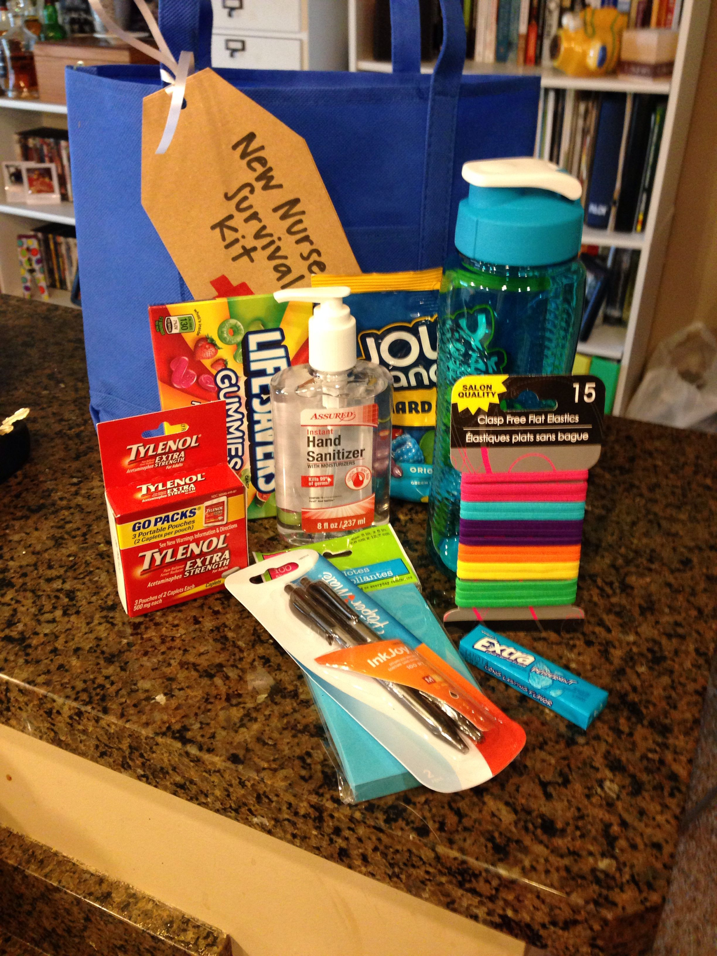 Best ideas about Nurse Gift Basket Ideas
. Save or Pin New Nurse Survival Kit prep Now.