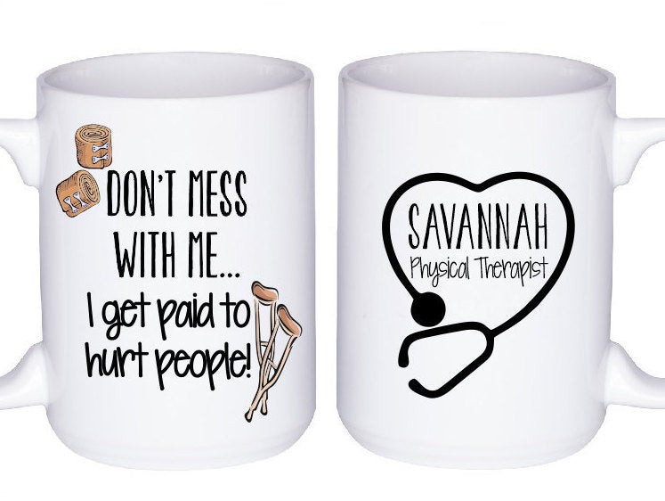 Best ideas about Occupational Therapy Gift Ideas
. Save or Pin Physical Therapist Gifts Personalized Physical Therapy Mug Now.