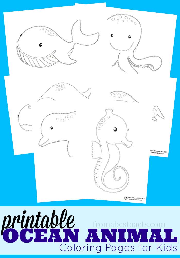 Best ideas about Ocean Animal Coloring Sheets For Kids
. Save or Pin Ocean Animal Coloring Pages From ABCs to ACTs Now.