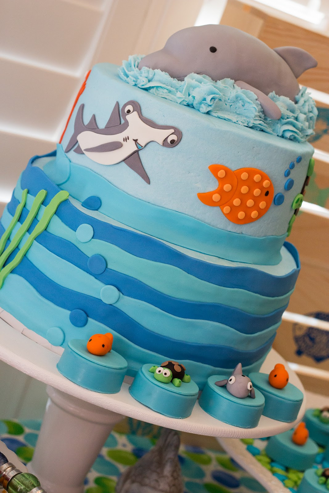 Best ideas about Ocean Birthday Cake
. Save or Pin Great Gatherings 9 16 12 9 23 12 Now.