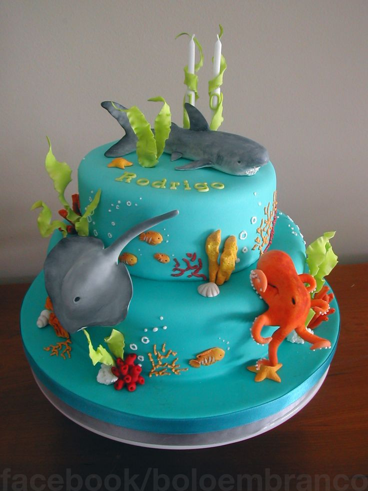 Best ideas about Ocean Birthday Cake
. Save or Pin 1000 images about Beach and Sea Cakes on Pinterest Now.