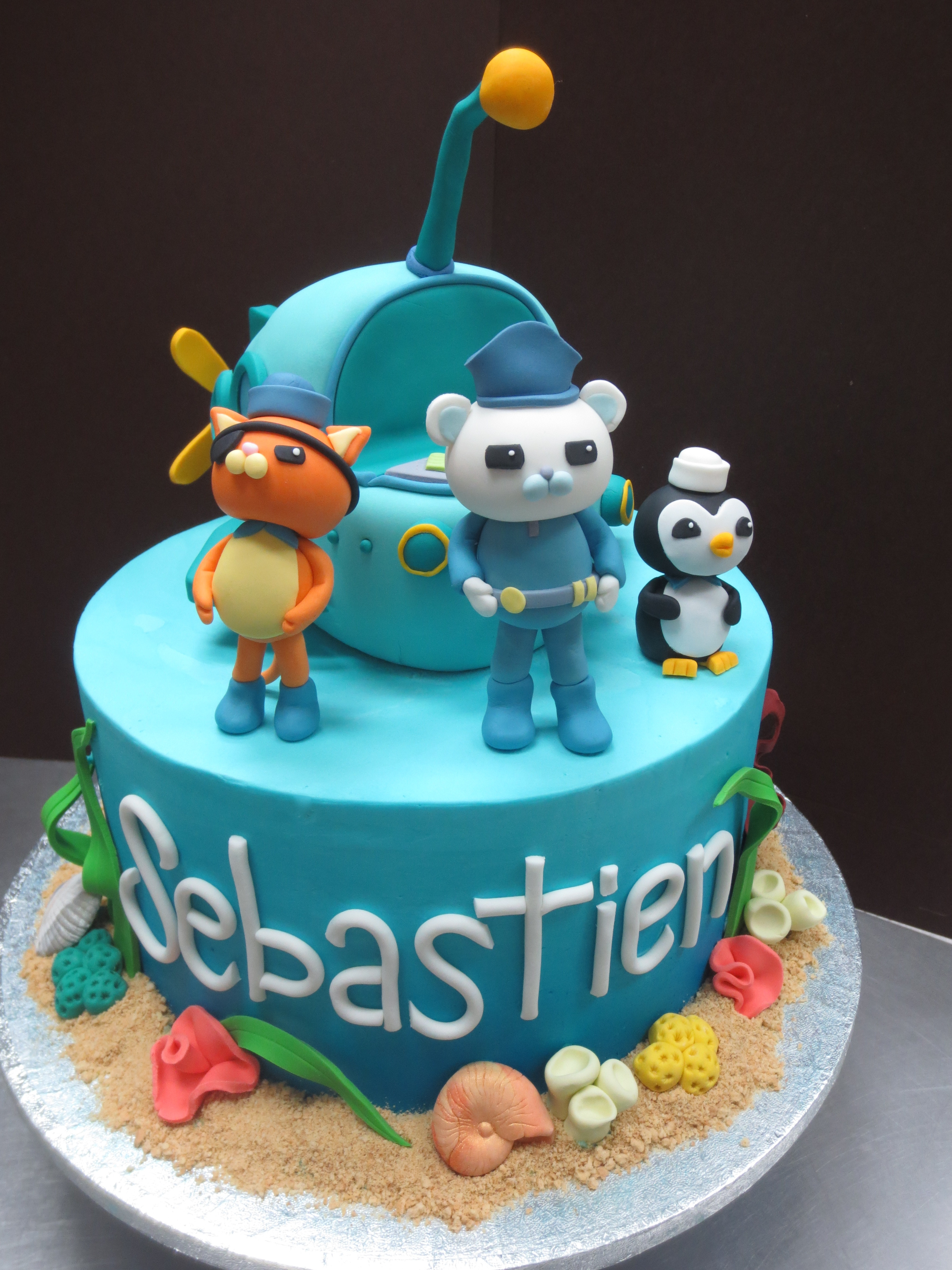 Best ideas about Octonauts Birthday Cake
. Save or Pin Octonauts Birthday Cake With Fondant Sea Life Now.