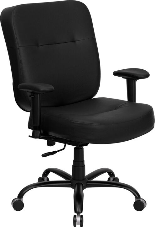 Best ideas about Office Chair 400 Lb Weight Capacity
. Save or Pin BIG TALL LEATHER PUTER DESK OFFICE CHAIR WITH ARMS Now.