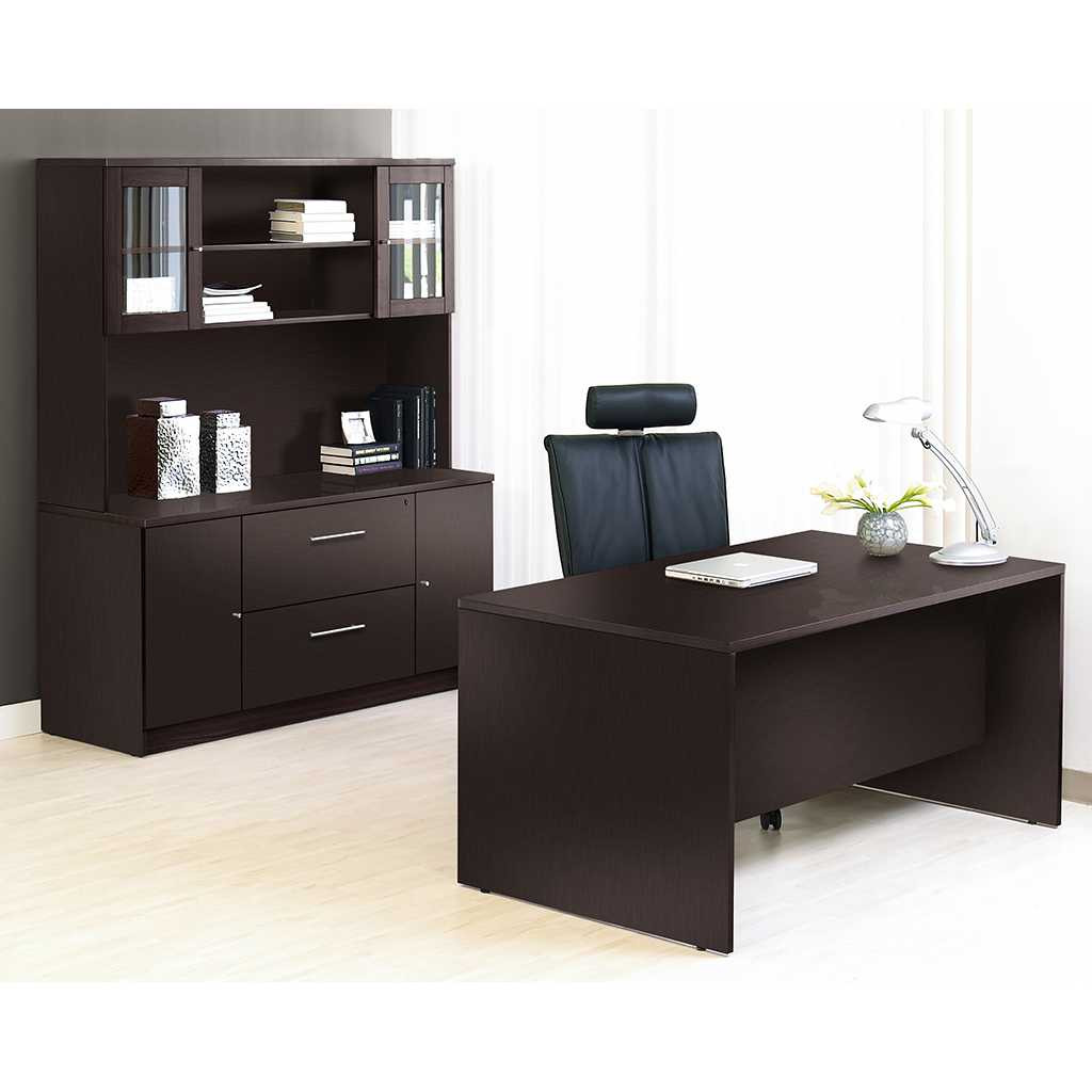 Best ideas about Office Desk Furniture
. Save or Pin Unique Furniture 100 Series Espresso Executive fice Desk Now.
