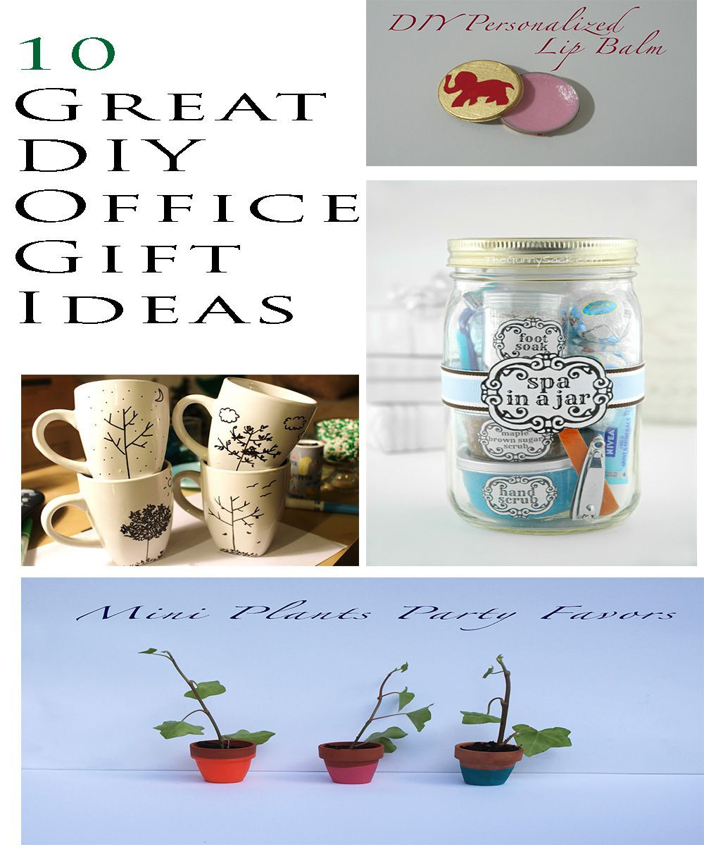 Best ideas about Office Gift Ideas
. Save or Pin 10 great DIY office t ideas Ideas Now.