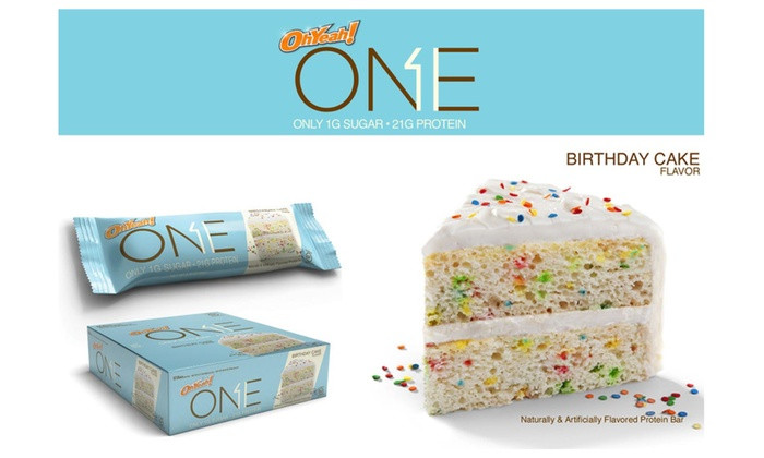 Best ideas about Oh Yeah Birthday Cake Bar
. Save or Pin Oh Yeah e Bar Birthday Cake 12ct 21g Protein Energy Now.