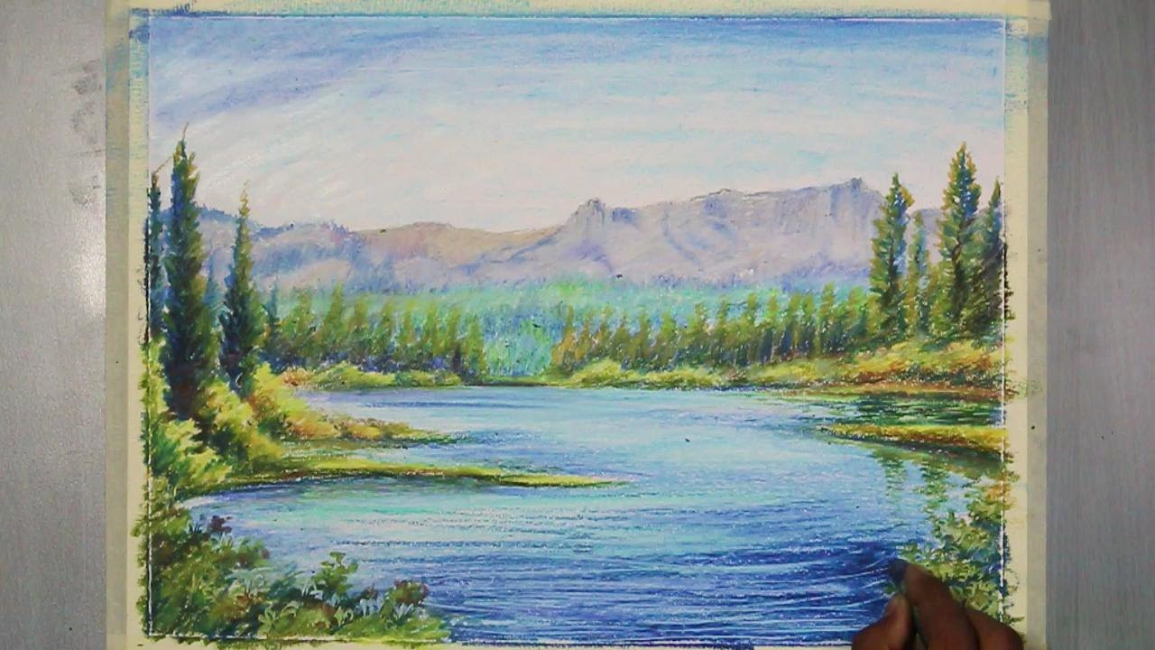 Best ideas about Oil Pastel Landscape
. Save or Pin How to Paint A Mountain Landscape in Oil Pastel Now.