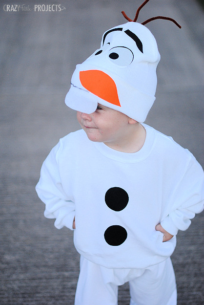 Best ideas about Olaf Costume DIY
. Save or Pin Easy No Sew Olaf Costume Crazy Little Projects Now.