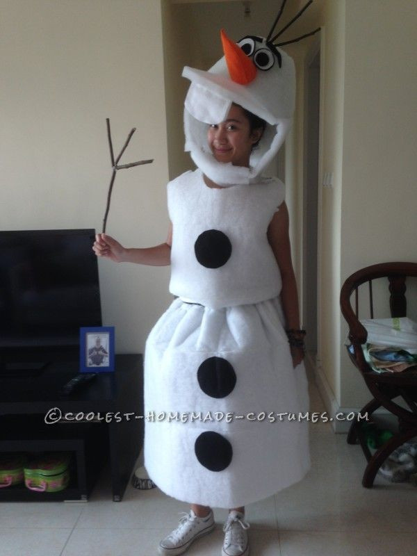 Best ideas about Olaf Costumes DIY
. Save or Pin Cool DIY Olaf Costume for Teens Now.