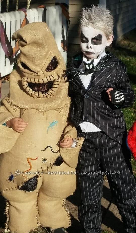 Best ideas about Oogie Boogie Costume DIY
. Save or Pin Coolest Oogie Boogie Costume with Jack and Sally from Now.