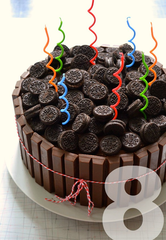Best ideas about Oreo Birthday Cake
. Save or Pin Gatherings A Backyard Birthday with a KitKat Oreo Cake Now.