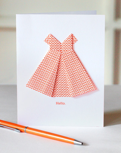 Best ideas about Origami Birthday Card
. Save or Pin Make an origami dress card Now.