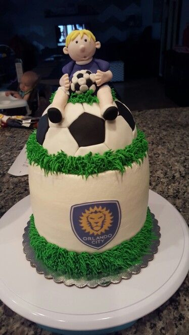 Best ideas about Orlando Birthday Ideas
. Save or Pin Orlando city soccer theme cake Now.