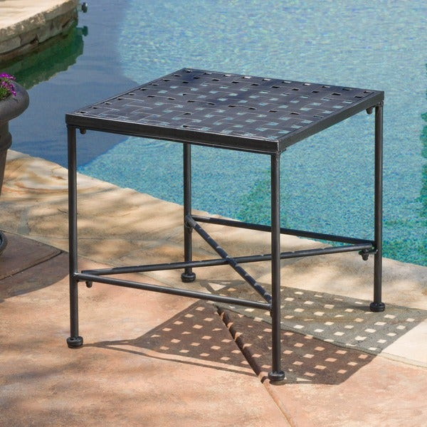 Best ideas about Outdoor Accent Tables
. Save or Pin Shop Petra Outdoor Iron End Table by Christopher Knight Now.