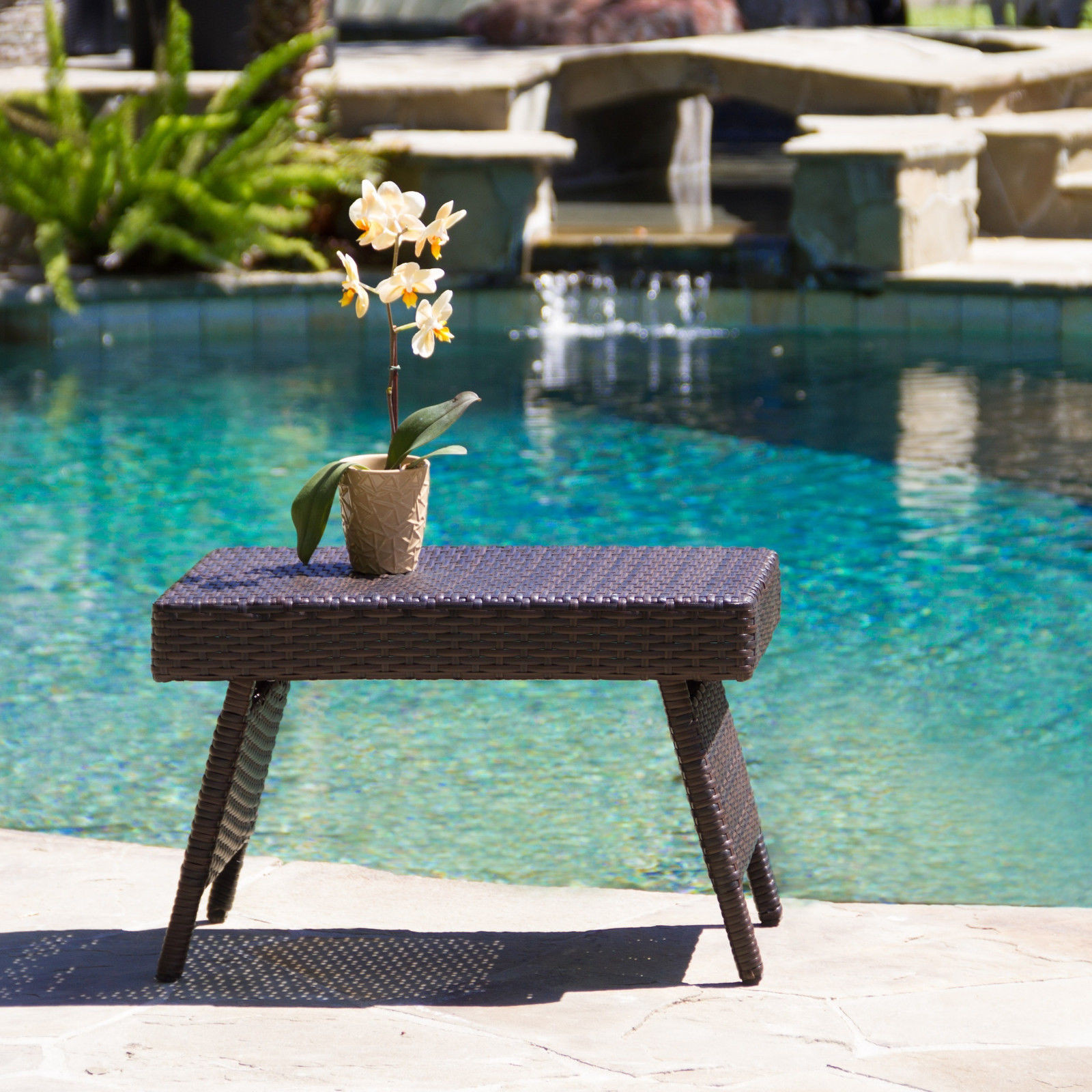 Best ideas about Outdoor Accent Tables
. Save or Pin Patio End Table Wicker Accent Furniture Rattan Deck Now.