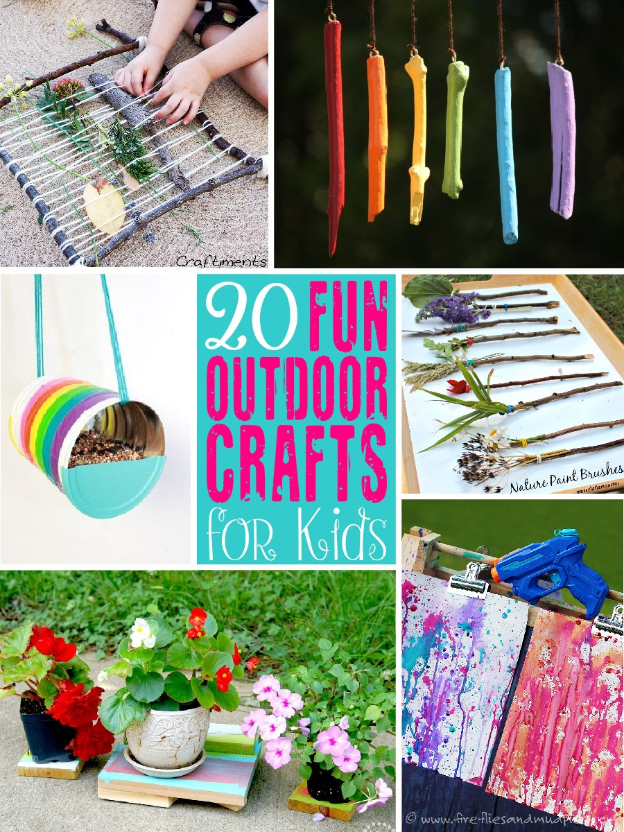 Best ideas about Outdoor Craft Ideas
. Save or Pin 20 Fun Outdoor Craft Ideas for Kids The Scrap Shoppe Now.