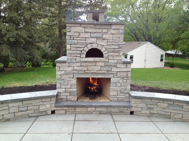 Best ideas about Outdoor Fireplace With Pizza Oven
. Save or Pin Outdoor Fondulac Stone Fireplace and Pizza Oven in St Now.