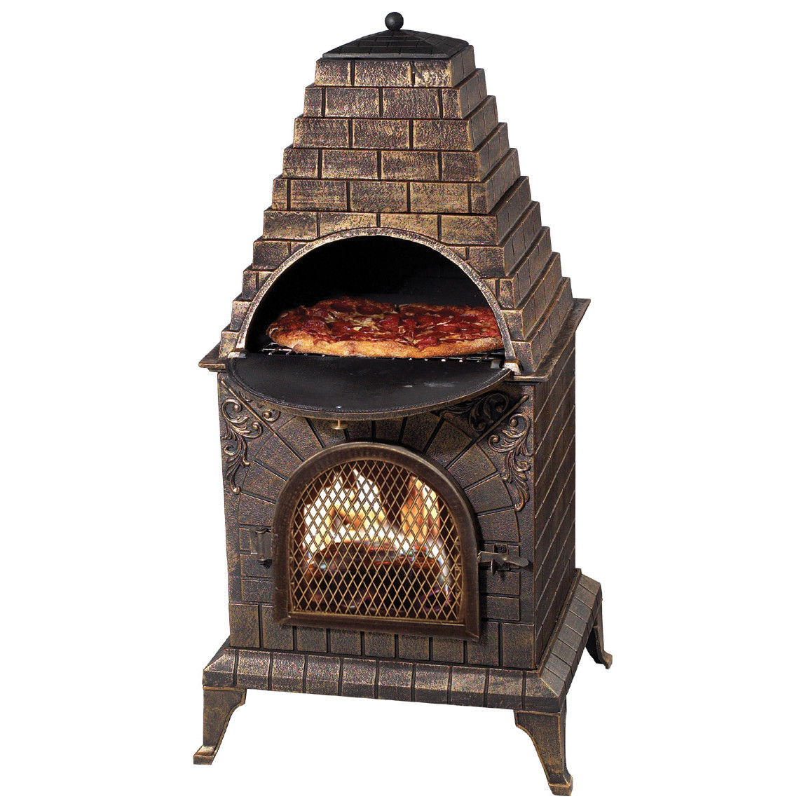 Best ideas about Outdoor Fireplace With Pizza Oven
. Save or Pin Deeco Aztec Allure Pizza Oven Outdoor Fireplace & Reviews Now.