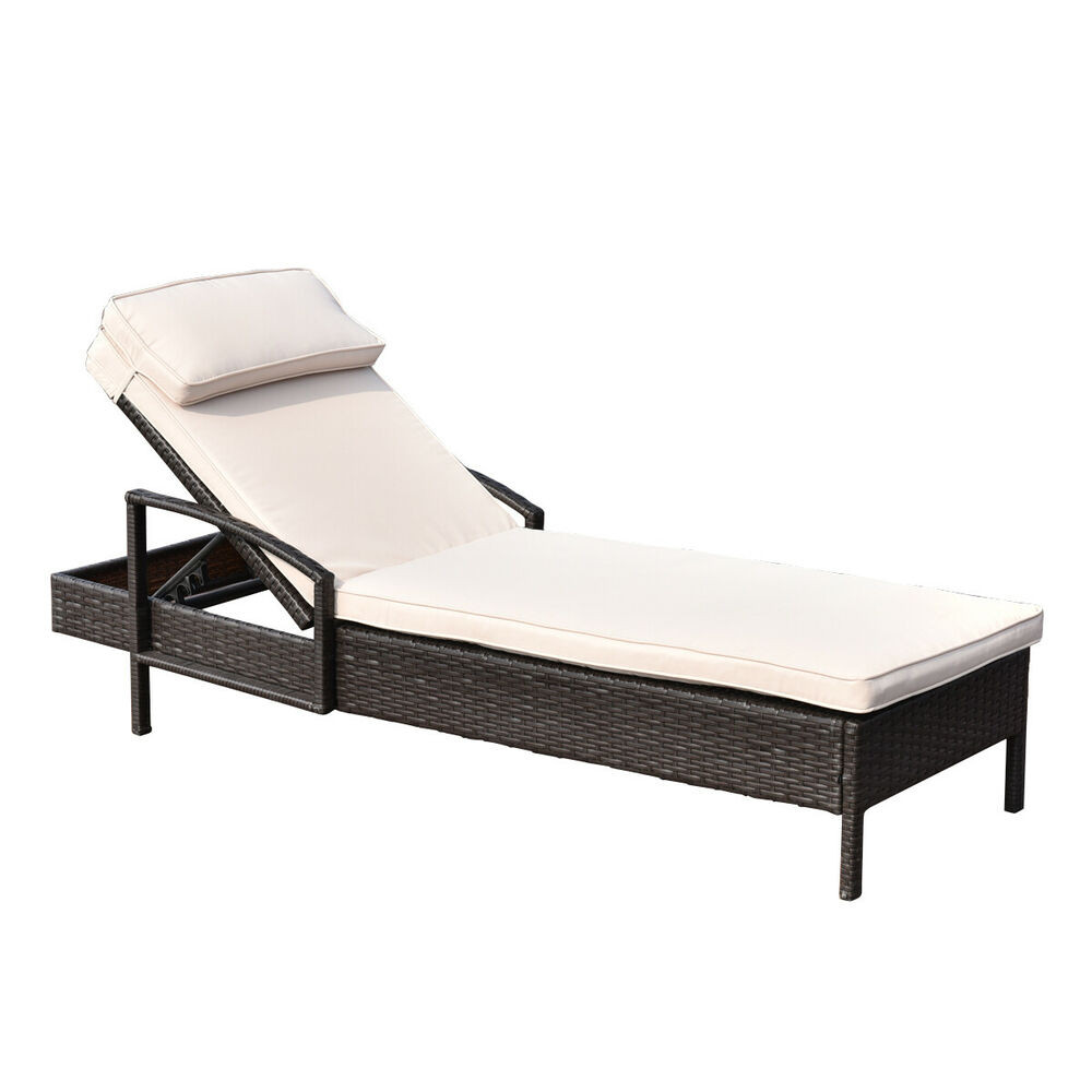 Best ideas about Outdoor Lounge Chairs
. Save or Pin Chaise Lounge Chair Brown Outdoor Wicker Rattan Couch Now.