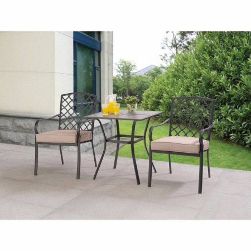Best ideas about Outdoor Patio Chairs
. Save or Pin 3 Piece Bistro Set Table & 2 Chairs Outdoor Patio Now.