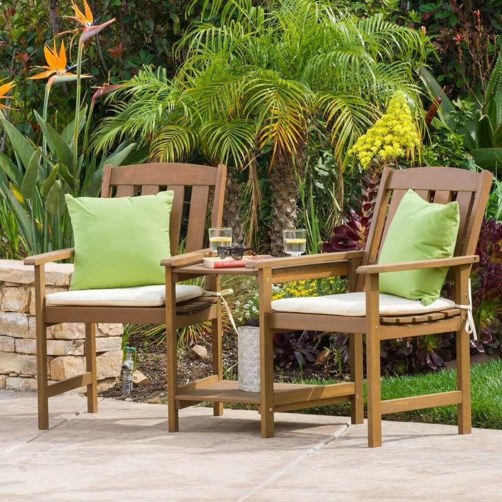 Best ideas about Outdoor Patio Chairs
. Save or Pin Outdoor Wood Adjoining 2 Seater Chairs with Cushions Now.