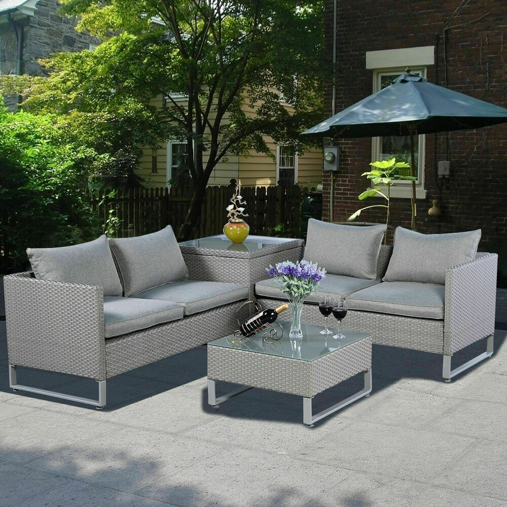 Best ideas about Outdoor Patio Chairs
. Save or Pin 4PCS Rattan Wicker Patio Sofa Cushion Seat Set Furniture Now.