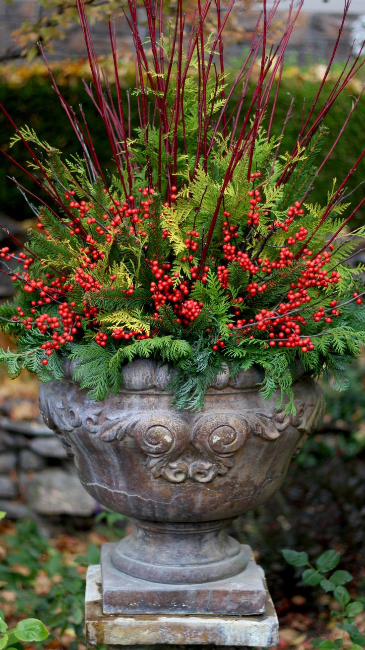 Best ideas about Outdoor Planter Ideas
. Save or Pin 25 best ideas about Outdoor christmas planters on Now.