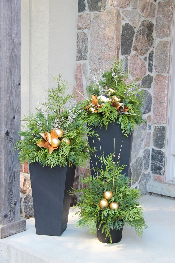 Best ideas about Outdoor Planter Ideas
. Save or Pin Best 25 Outdoor christmas planters ideas only on Now.
