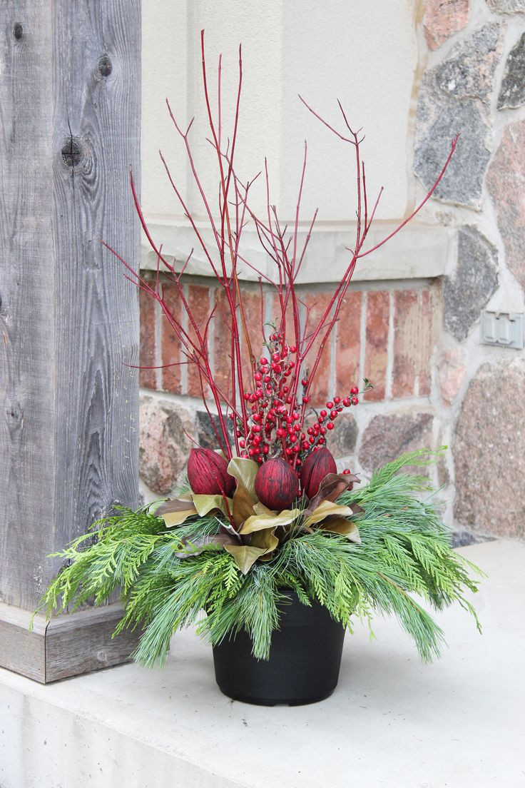 Best ideas about Outdoor Planter Ideas
. Save or Pin Best 25 Outdoor christmas planters ideas on Pinterest Now.