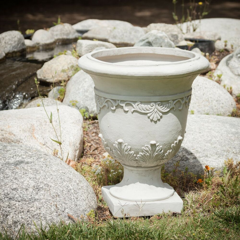 Best ideas about Outdoor Planter Pots
. Save or Pin 20" Tall Aged Roman Design Outdoor Garden Urn Planter Now.