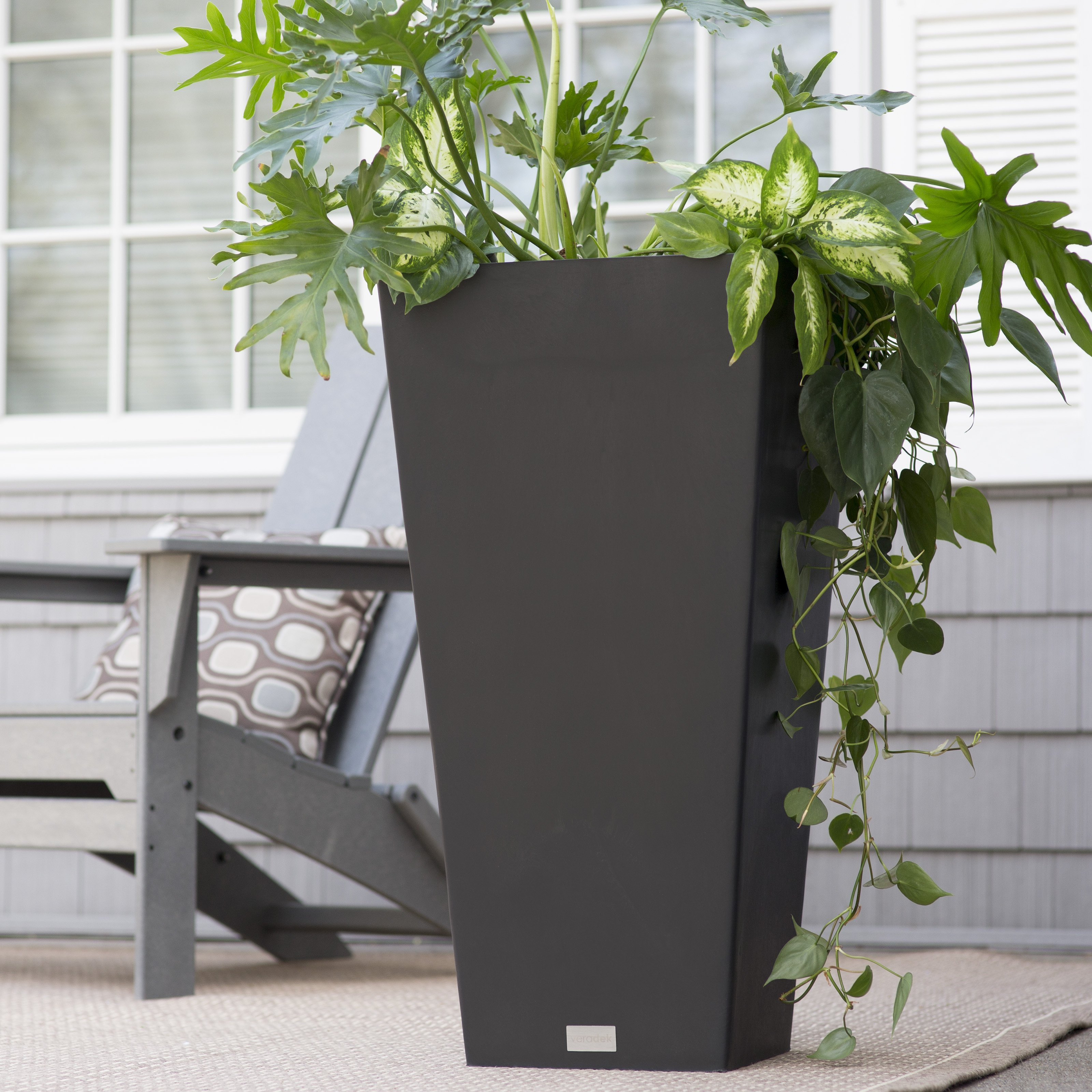 Best ideas about Outdoor Planter Pots
. Save or Pin Veradek Midland Tall Square Planter Planters at Hayneedle Now.