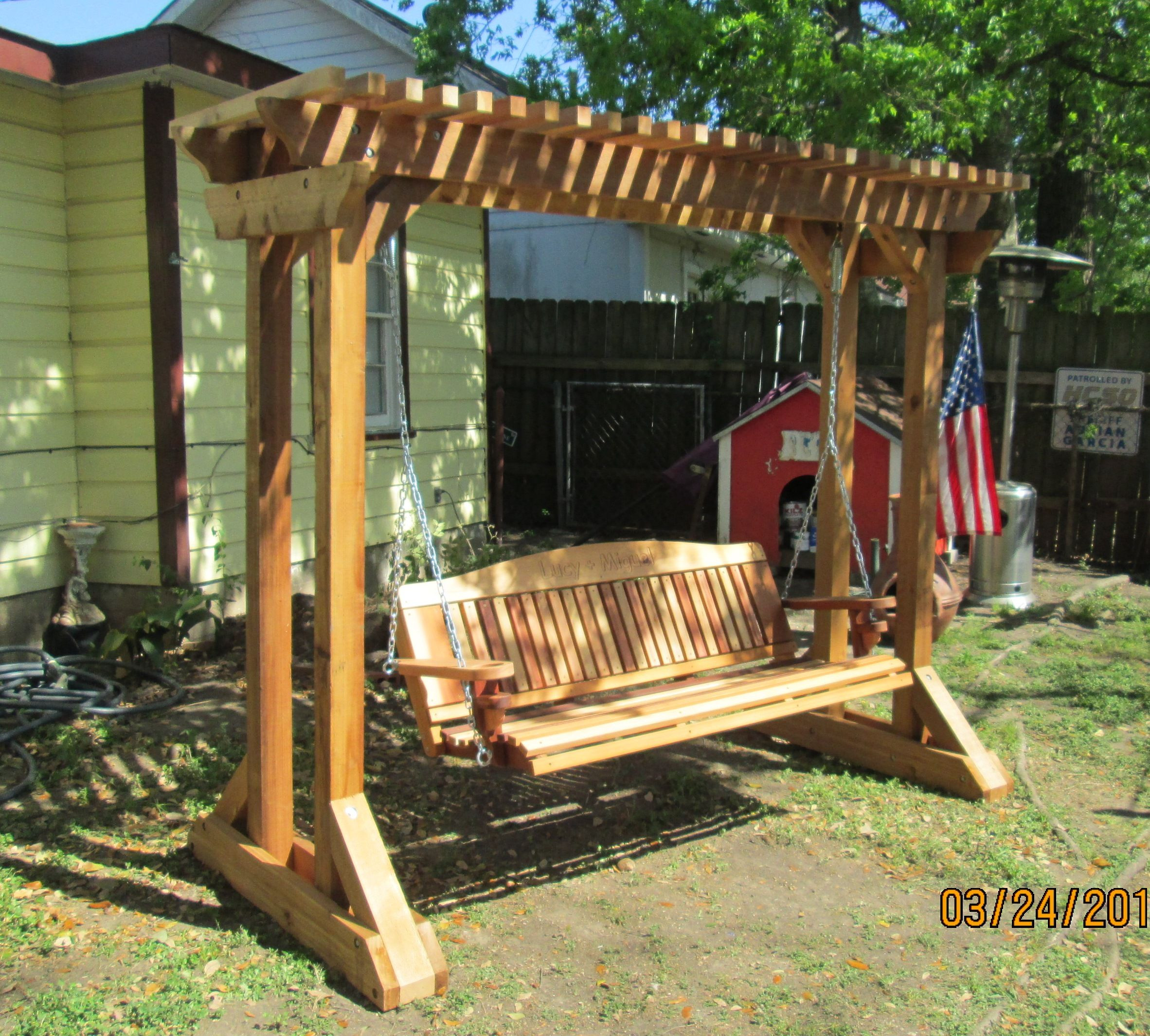 Best ideas about Outdoor Porch Swing
. Save or Pin Outdoor Swing Frames Now.